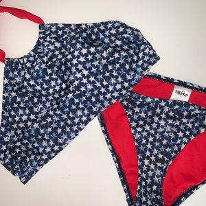 Halter Top USA Bikini